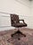 Wood English Oxblood Chesterfield Office Chair For Sale - Image 7 of 8