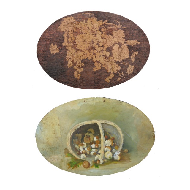 Unknown Grape Clusters Pryography Still Life 1890s For Sale In Monterey, CA - Image 6 of 6