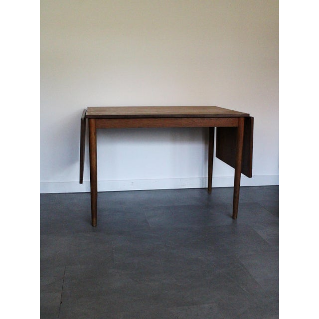 Vintage Danish Teak Dining Table with Leaves, 1960s For Sale - Image 9 of 11