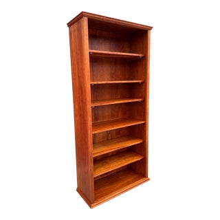 Thomas Moser Tall Cherry Bookcase For Sale