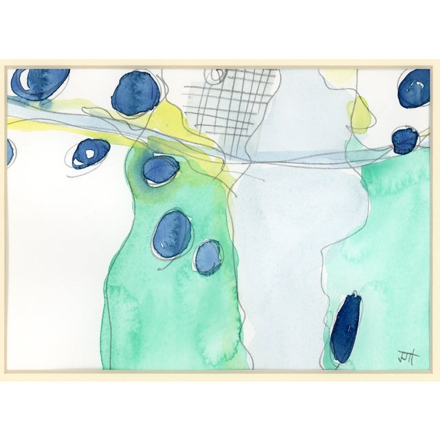 2020s Beyond Logic Original Watercolor Painting by JJHogan For Sale - Image 5 of 5