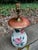 Late 20th Century Floral Ceramic Table Lamps Attributed to Vaughan Designs - a Pair For Sale - Image 4 of 7