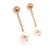 Akoya Pearl Dangle Earrings 14k Gold Certified For Sale - Image 4 of 11