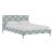 Norah Platform Bed in Blue Loiret, Full/Double For Sale