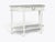 Louis XVI Style, White Demilune Console Table, Wood, Marble, France, 1960s For Sale - Image 12 of 15