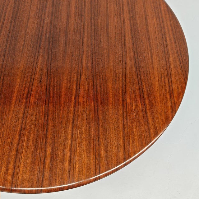 T69 Tondo Table in Teak by Osvaldo Borsani for Tecno, 1970s For Sale - Image 11 of 18