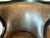 2010s Arhaus Catania Wingback Chair & Matching Ottoman in Libby Smoke For Sale - Image 5 of 17
