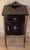 French Ebonized Mahogany Nightstands With Fluted Bronze Columns - a Pair For Sale - Image 4 of 13