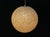1960s/70s globe pendant lamp made of plastic granules with green shards scattered throughout. A truly beautiful lamp. it...