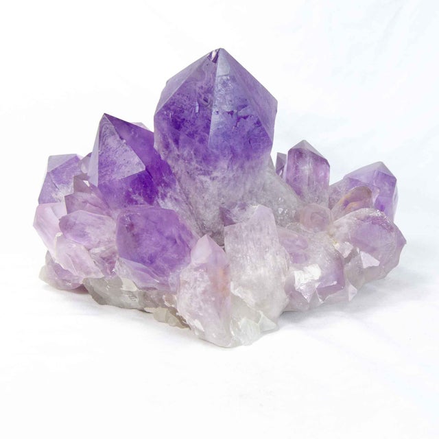 Traditional Bolivia Amethyst Cluster, 18 Pounds, Natural Crystal (#H0261) For Sale - Image 3 of 6