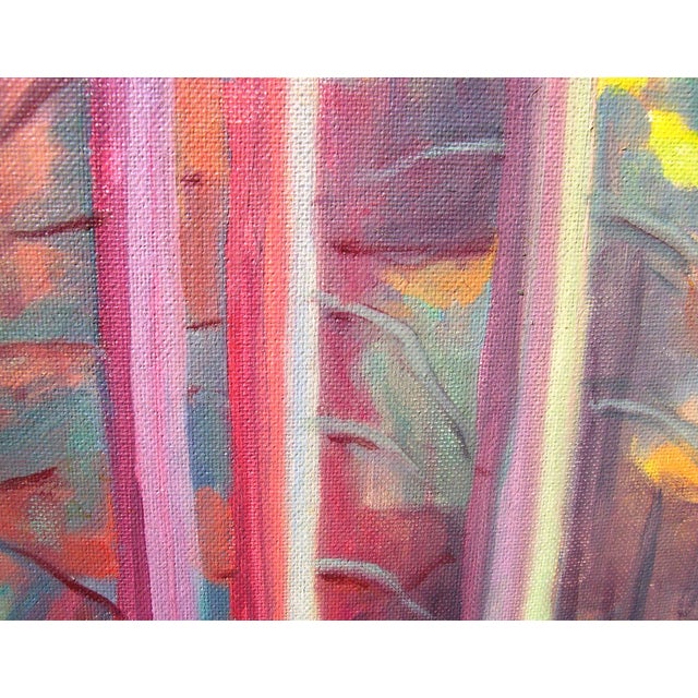 Alfred (Fredi) Schneider, Autumn Forest, 1980s, Oil Painting on Canvas, Framed For Sale - Image 7 of 12