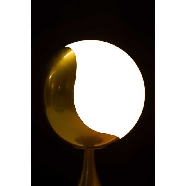 Gold Model 936 Table Lamp by Jean Perzel, 1980 For Sale - Image 8 of 11