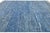 Blue Modern Moroccan Indigo Blue Geometric Handmade Wool Rug 12x16 For Sale - Image 8 of 10