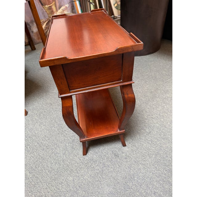 Auburn Ethan Allen Marc End Table For Sale - Image 8 of 11
