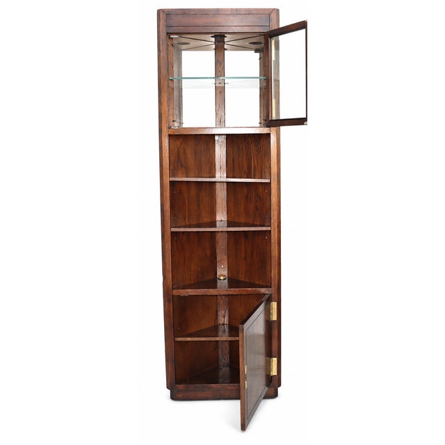 WELCOME AND THANK YOU FOR TAKING THE TIME TO LOOK!! Absolutely gorgeous, Stunning, A handsome vintage corner display...