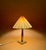 Rustic Hammered Table Lamp, 1950 For Sale - Image 3 of 8