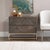 Wood 2 Drawer Chevron Chest For Sale - Image 7 of 9
