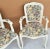 1980s French Provincial Pearled Fauteuil Chintz Floral Armchairs - Set of 2 For Sale - Image 5 of 10