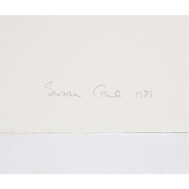 Abstract Expressionism Large Susan Crile Expansion 1981 Modern Abstract Signed Lithograph For Sale - Image 3 of 6