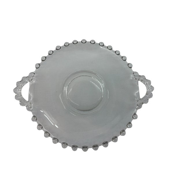 Glass Mid 20th Century Imperial Glass Candlewick 3-Piece Mayo Set For Sale - Image 7 of 9