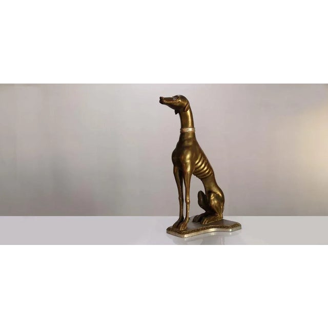 Greyhound Dog Sculpture, Italy, 1900s For Sale - Image 3 of 18