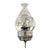An Antique Cast Iron Wall Bracket Oil Lamp with reflector. Swivels from side to side. A wonderful aged decorative piece...