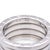 Bulgari Bulgari Bvlgari B.zero1 18k White Gold 4-Row Band Ring Size 53 (6.5) For Sale - Image 4 of 9