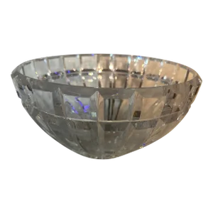 Late 20th Century Mikasa Austria ‘Reflections’ Bevel Cut Fluted Crystal Bowl