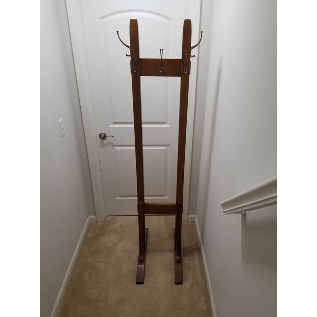 1990s Stickley Hall Tree Chairish