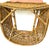 Wood Wicker Works Braided Chair and Ottoman For Sale - Image 7 of 9