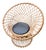 Round Rattan Chair Armchair from Rohé, Noordwolde For Sale
