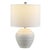 Safavieh Lenon Ceramic Table Lamp - White For Sale In Philadelphia - Image 6 of 7