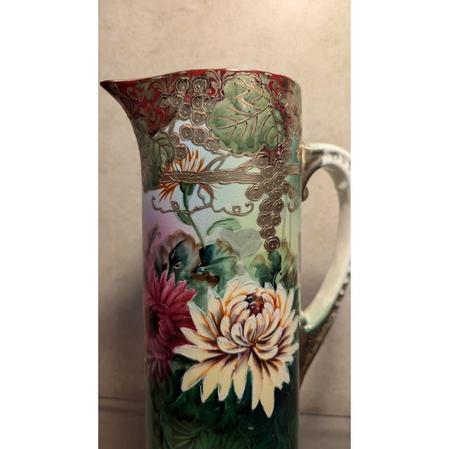 1900 - 1909 1900s Nippon Chrysanthemum Tankard For Sale - Image 5 of 9