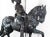 Black Life Size Roman Armoured Cavalry Officer on Horseback, 20th Century, Bronze For Sale - Image 8 of 18