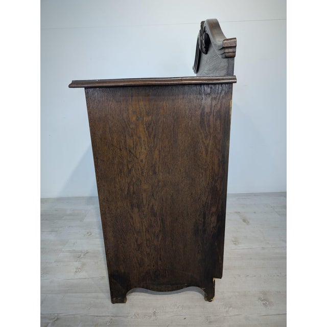 Antique Early 20th Century Chest of Drawers in Oak Wood For Sale - Image 13 of 14