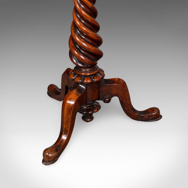 Antique Spirits Table, English, Burr Maple, Glasses Stand, Teapoy, William IV For Sale - Image 11 of 12