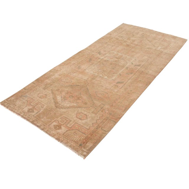 Traditional Washed Out Vintage Wool Rug For Sale - Image 3 of 6