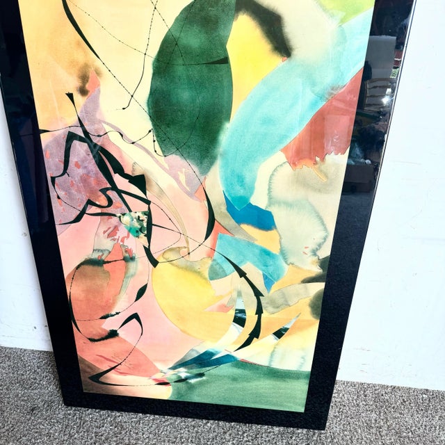 1980s Vintage Postmodern Abstract Acrylic Resin by Peter Kitchell For Sale - Image 5 of 8