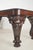 Chippendale Mid 20th Century Chippendale Carved Wooden Sofa Accent Table For Sale - Image 3 of 16