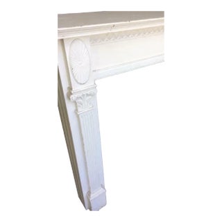 Antique 1920 Neo Classical Colonial Federal Style Fireplace Mantel For Sale
