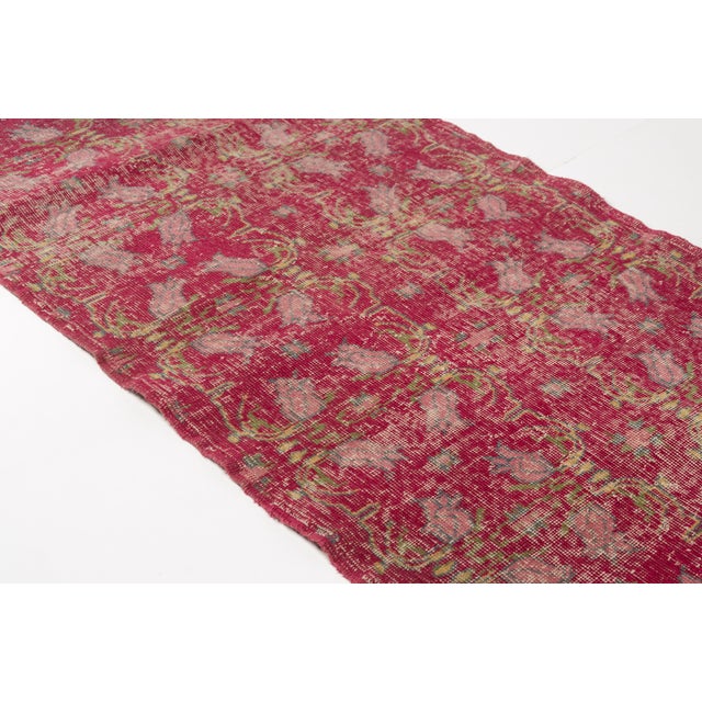 Colorful Antique Handknotted Carpet For Sale - Image 4 of 10