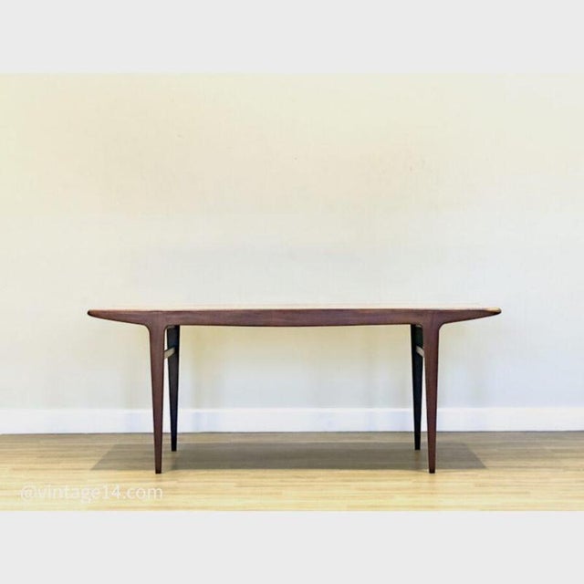 Wood Mid-Century Modern Dining Table For Sale - Image 7 of 15