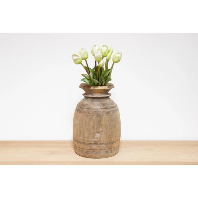 Tan Rustic Water Pot-Thiri For Sale - Image 8 of 9