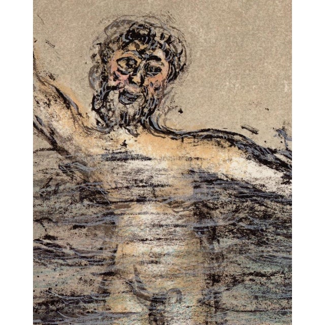 Marc Chagall, The Waves Swallow up Ulysses from Odyssey, 1989, Lithograph For Sale - Image 6 of 11