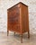 Late 20th Century Vintage French Regency Style Solid Wood 4 Drawer Highboy Dresser on Wheels and Original Hardware For Sale - Image 5 of 8