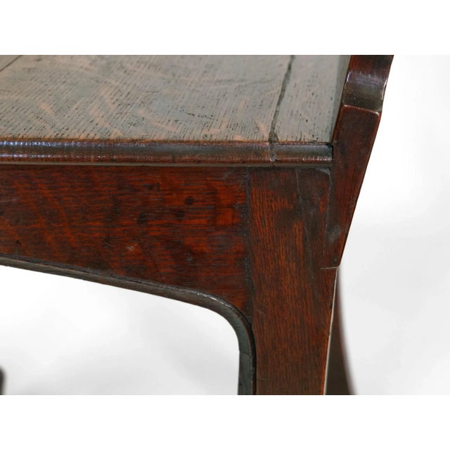 English Regency Gothic Revival Oak Hall Chairs, 1830s, Set of 2 For Sale - Image 15 of 18