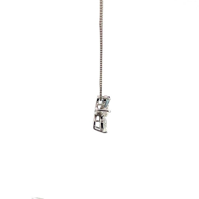 A breathtaking fine jewelry floral blossom pendant necklace expertly forged in high-purity platinum. Featuring five...