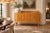 Vintage Art Deco–Style Burl Wood Serpentine Buffet / Sideboard For Sale - Image 10 of 10