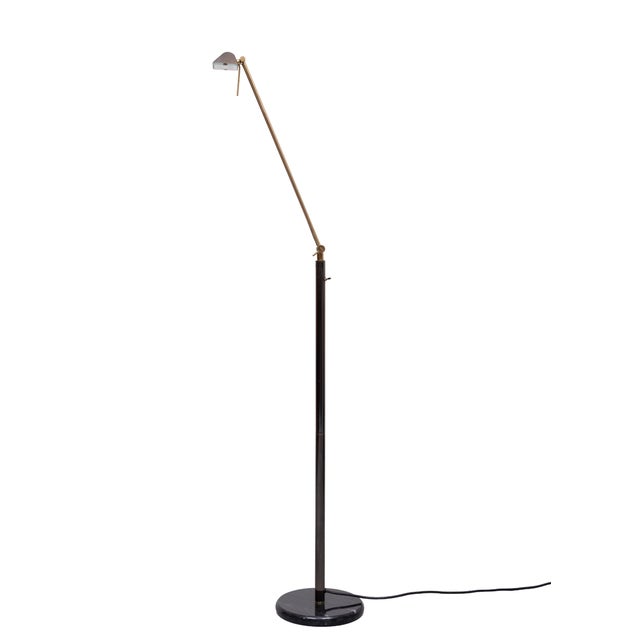 Mid-Century Modern Halogen Floor Lamp with Marble Base from Herda, 1980s For Sale - Image 3 of 13
