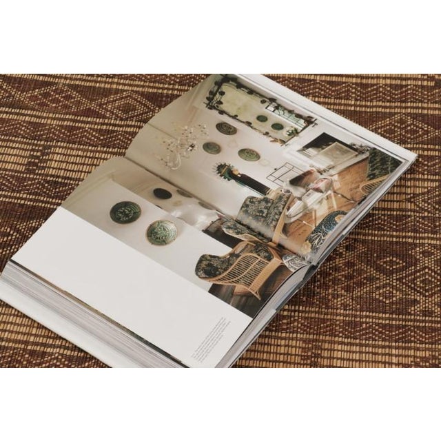 Vintage Tuareg Mat, Camel Beige-Brown With Tribal Geometric Motifs - Rug & Kilim For Sale - Image 9 of 10